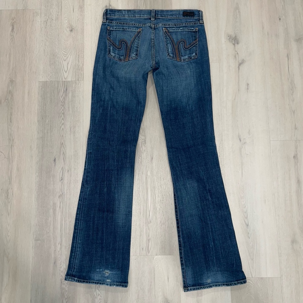 Citizens of Humanity jeans Low rise Boot cut size 28 Nic Nak #108 stretch
